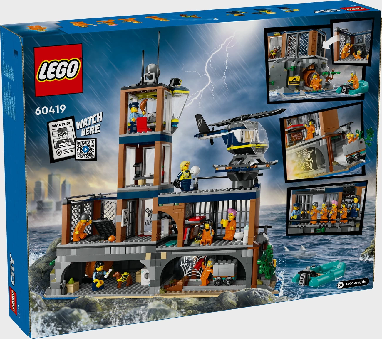LEGO City 60419 - Polizeistation auf der Gefängnisinsel