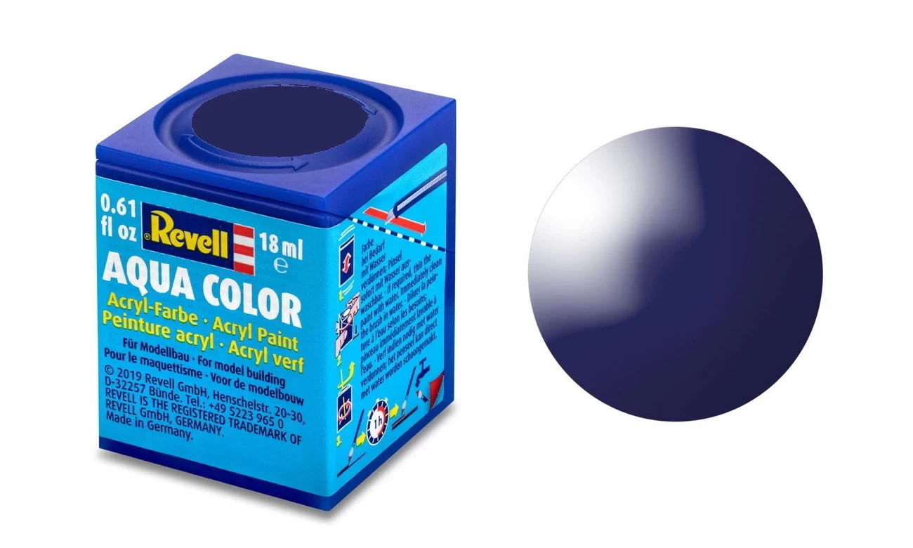 Revell Farbe 36154 - Aqua nachtblau glänzend