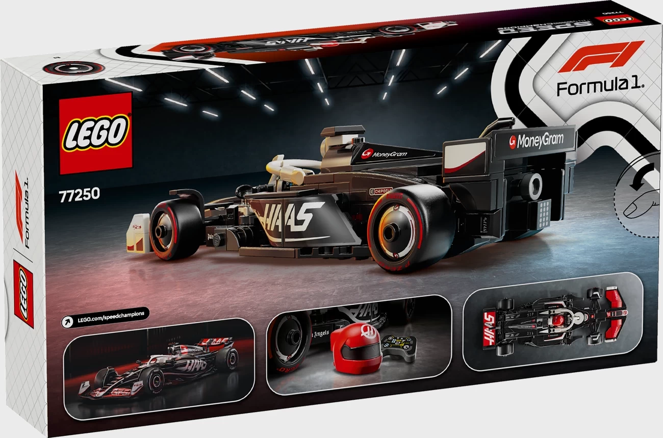 LEGO Speed Champions 77250 - MoneyGram Haas F1 Team VF-24 Rennauto