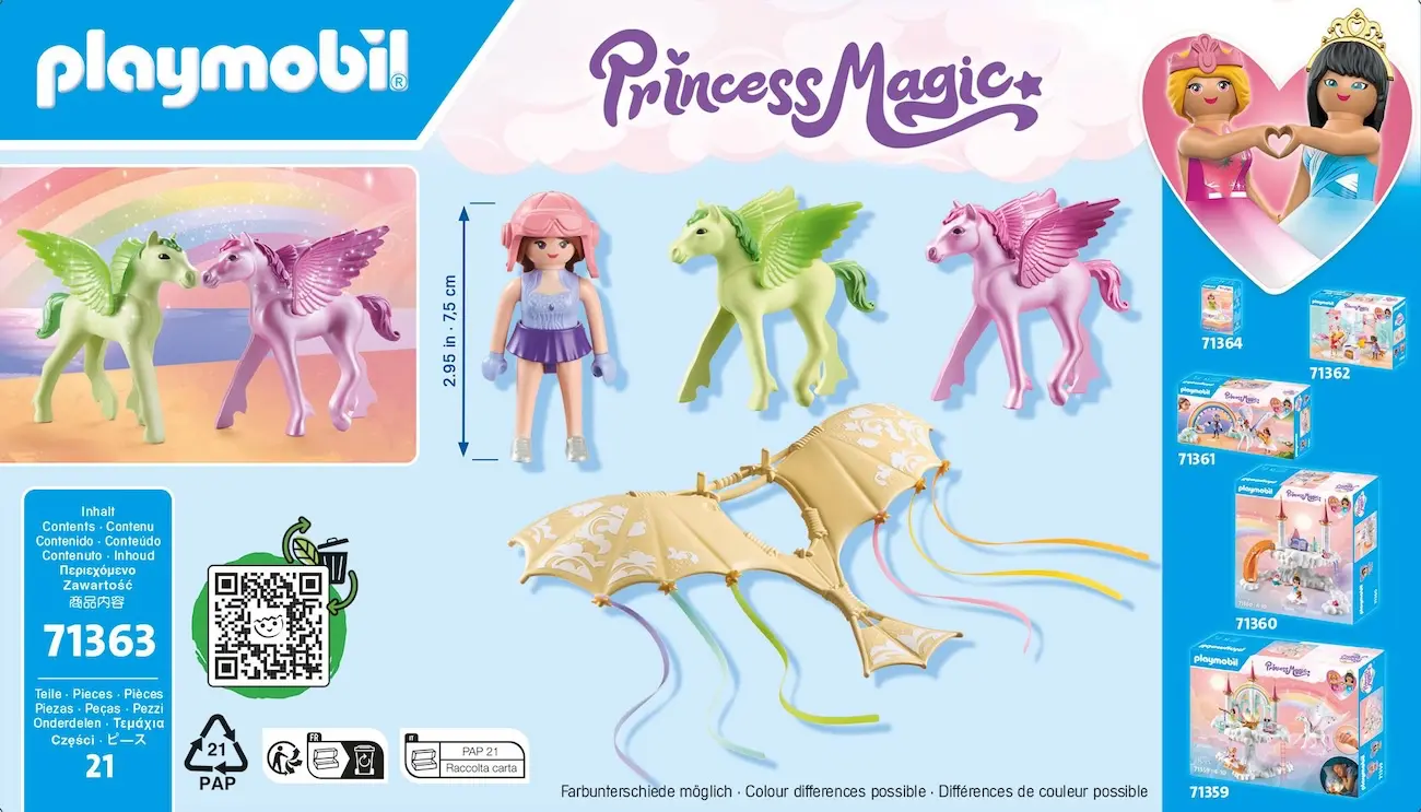 Playmobil 71363 - Himmlischer Ausflug mit Pegasusfohlen - Princess Magic
