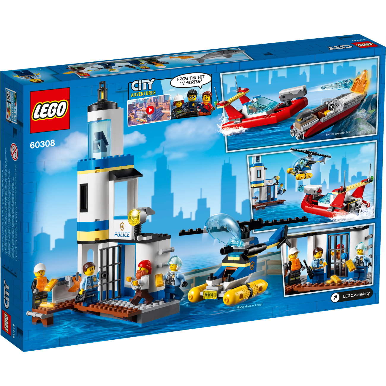 LEGO City 60308 - Polizei und Feuerwehr im Küsteneinsatz