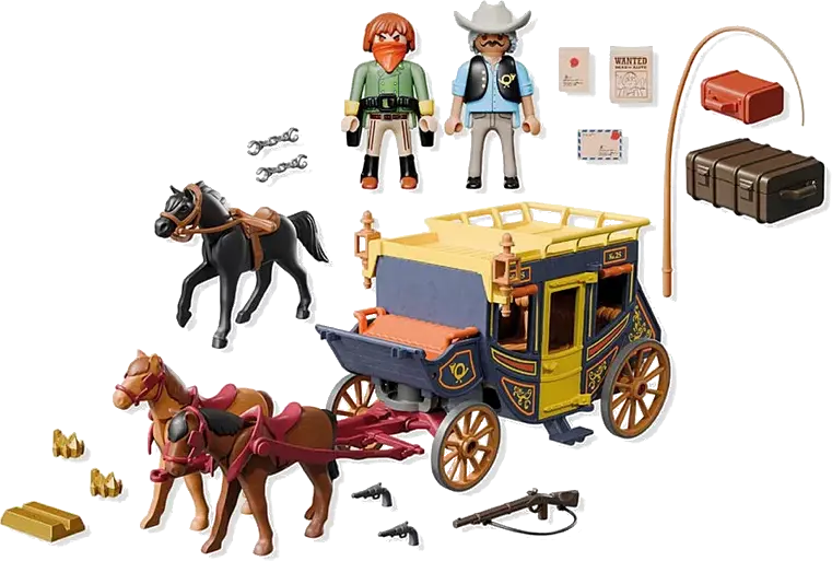 Playmobil 71862 - Postkutschenüberfall im Wilden Westen - History