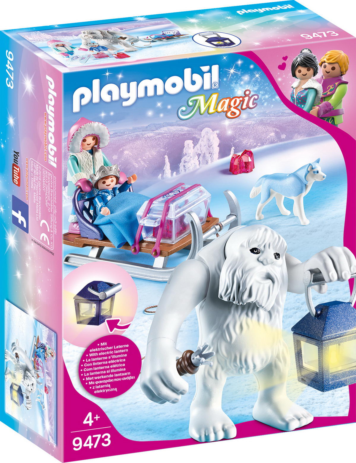 Playmobil Magic 9473 - Schneetroll mit Schlitten