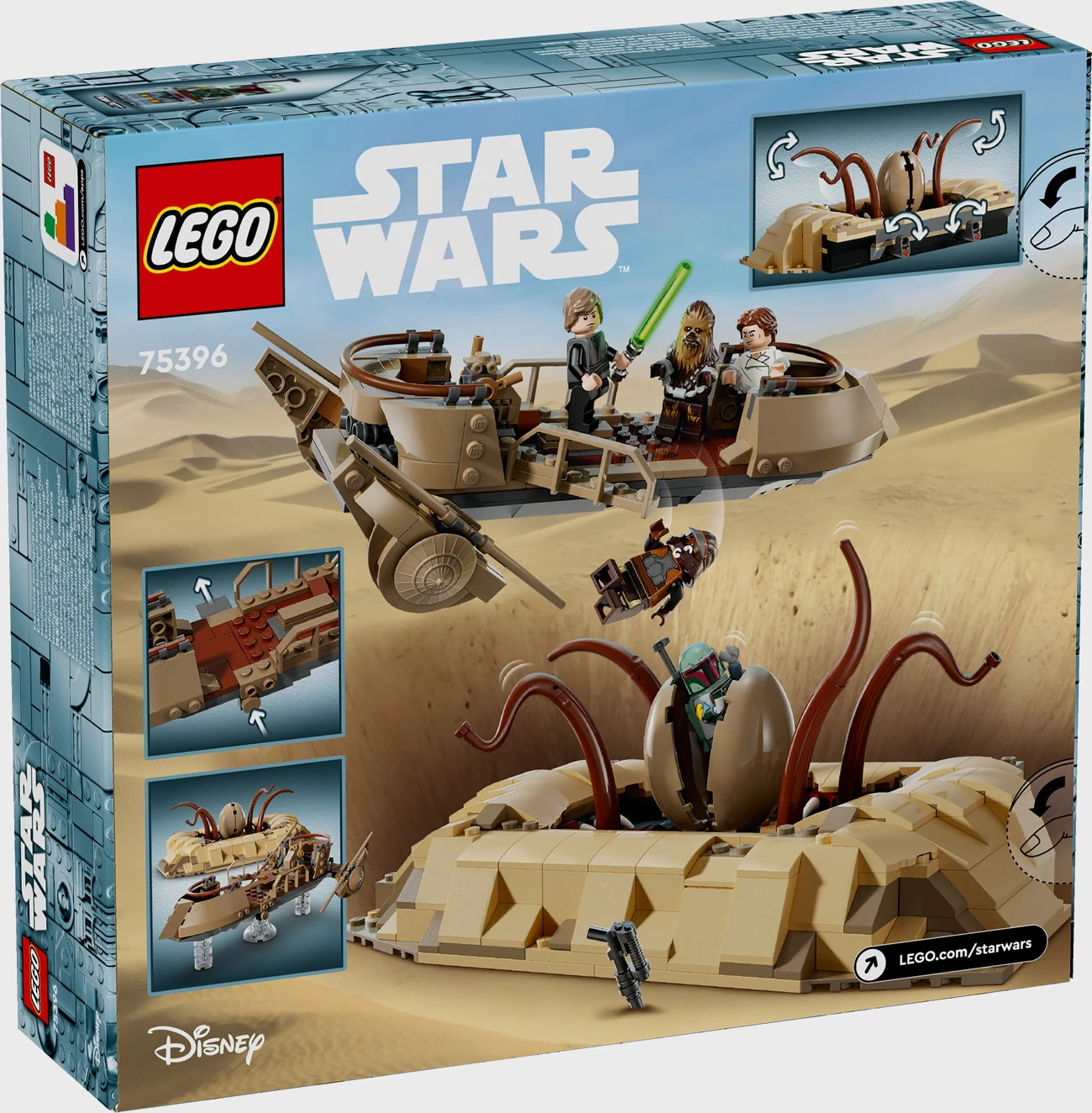 LEGO Star Wars 75396 - Wüsten-Skiff und Sarlacc-Grube