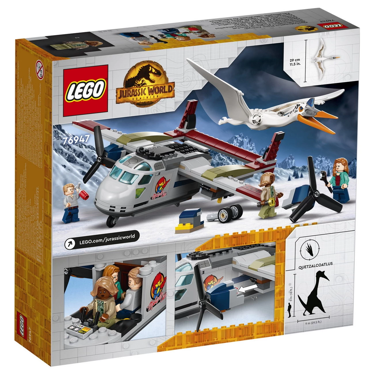 LEGO Jurassic World 76947 - Quetzalcoatlus Flugzeug-Überfall