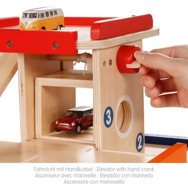 Parkhaus aus Holz (goki 53821)