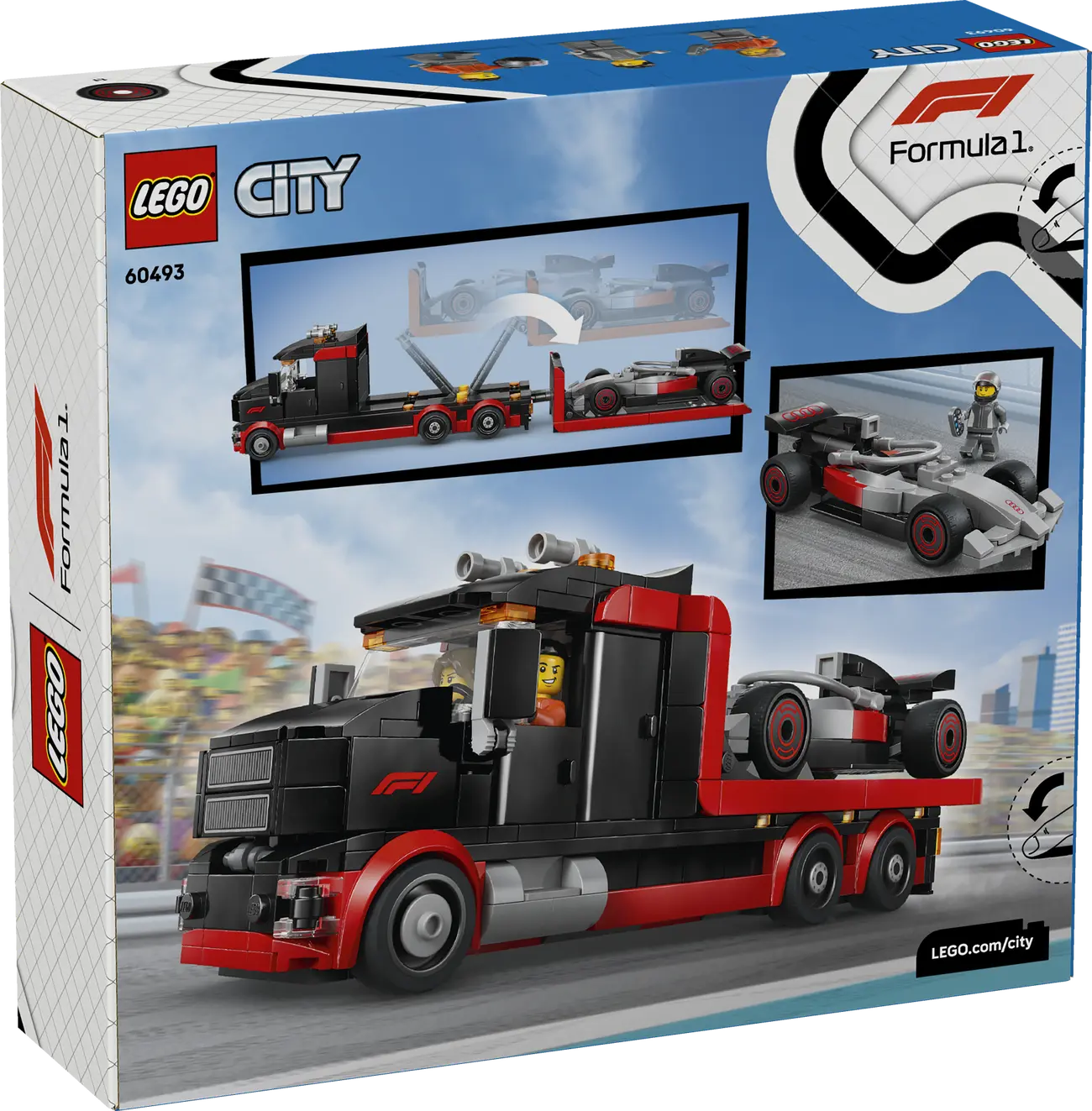 LEGO City - F1 Truck mit Audi F1 Rennwagen (60493)