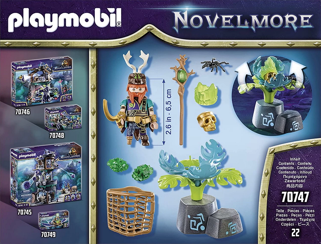 Playmobil 70747 - Violet Vale - Magier der Pflanzen - Novelmore