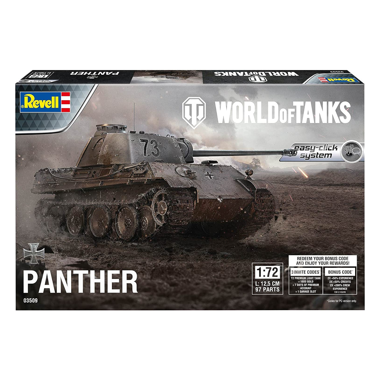 Revell 03509 -  Panther Ausf D - World of Tanks easy-click