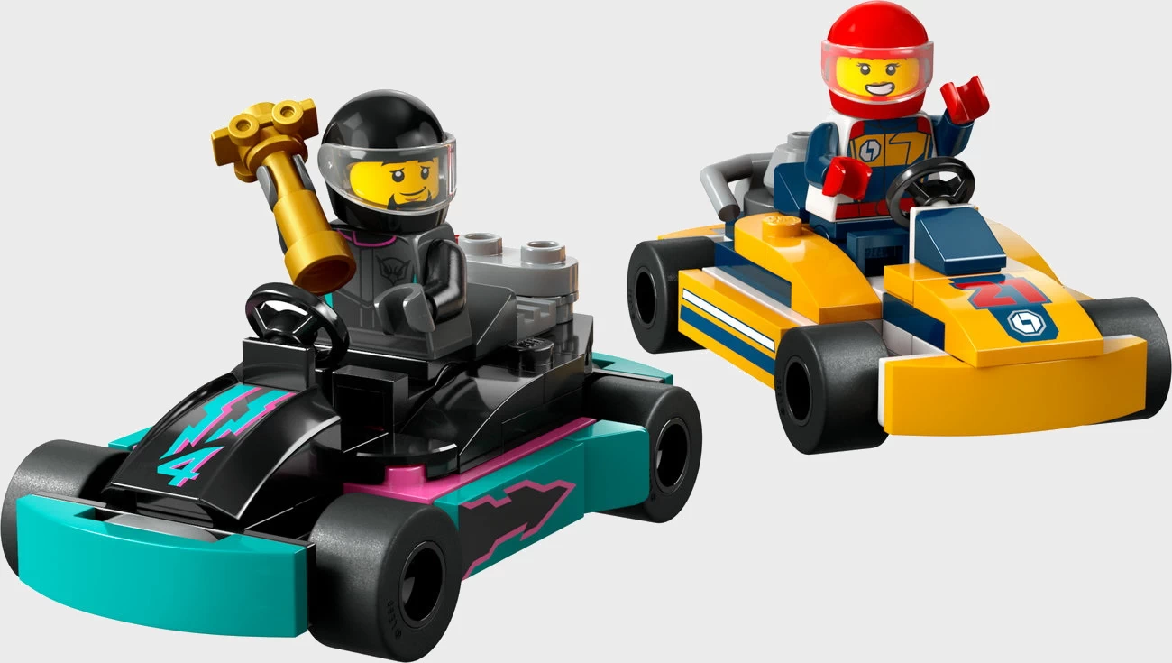 LEGO City 60400 - Go-Karts mit Rennfahrern