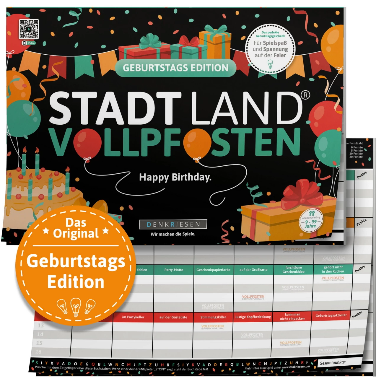 Geburtstag Edition - STADT LAND VOLLPFOSTEN (DENKRIESEN)