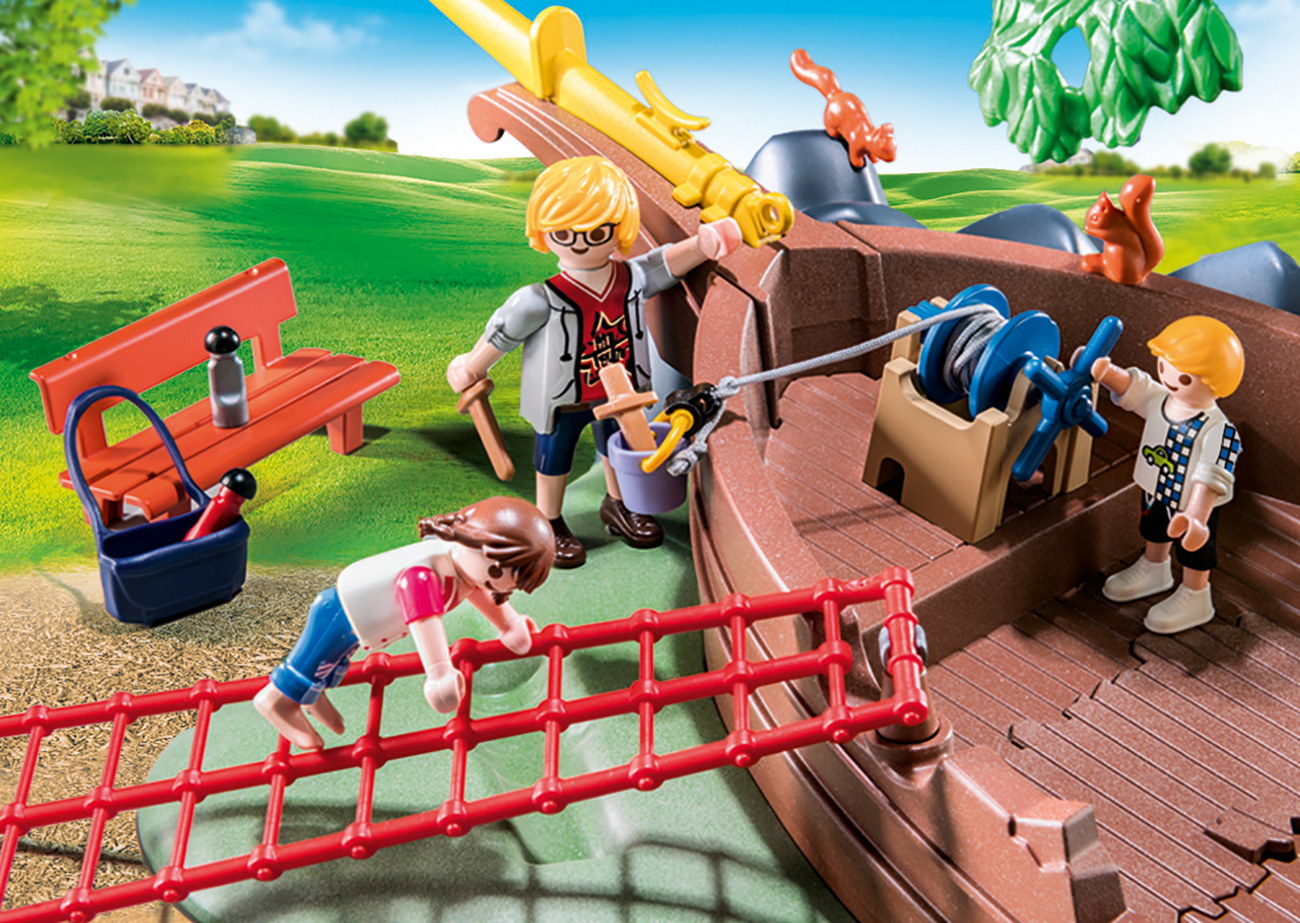 Playmobil 70741 - Abenteuerspielplatz mit Schiffswrack - City Life