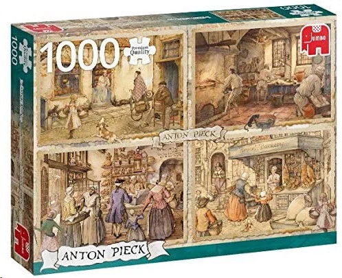 Puzzle - Bäcker 19. Jahrhundert (Anton Pieck) - 1000 Teile - Bakery 19th Century