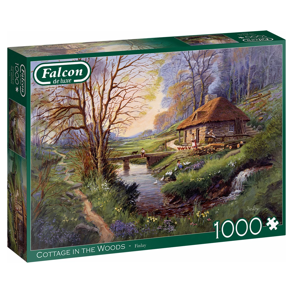 Puzzle - Cottage in the Woods (Falcon de Luxe) - 1000 Teile