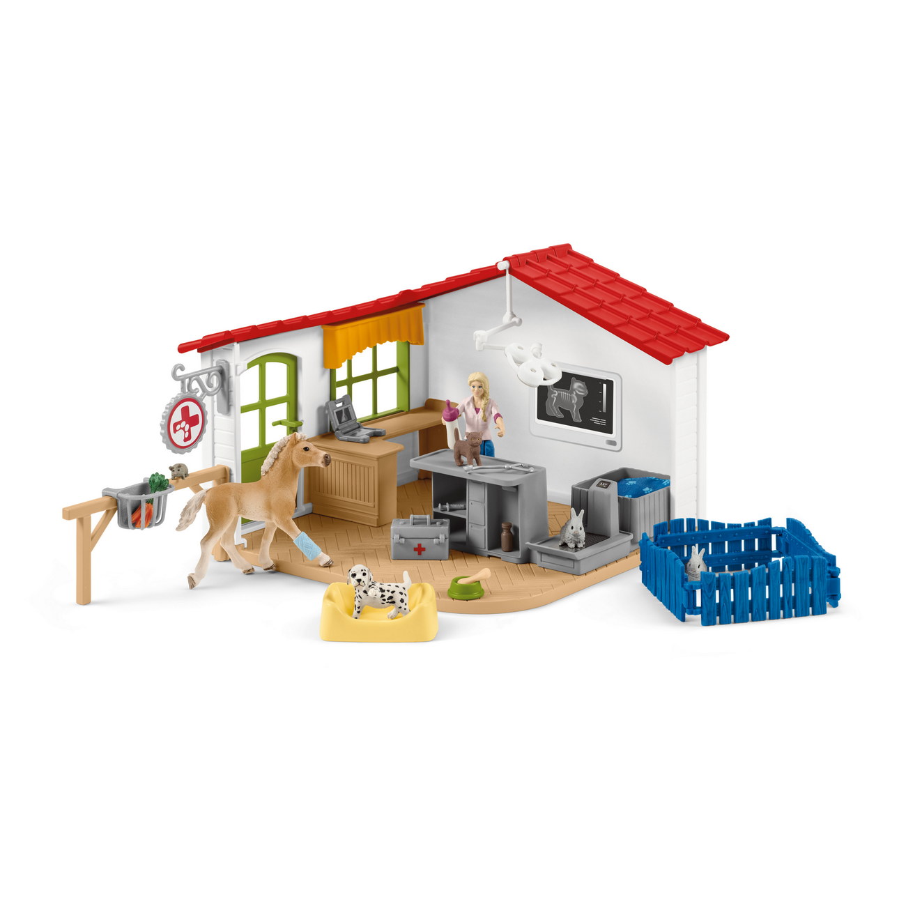 Tierarzt-Praxis mit Haustieren - Schleich 42502