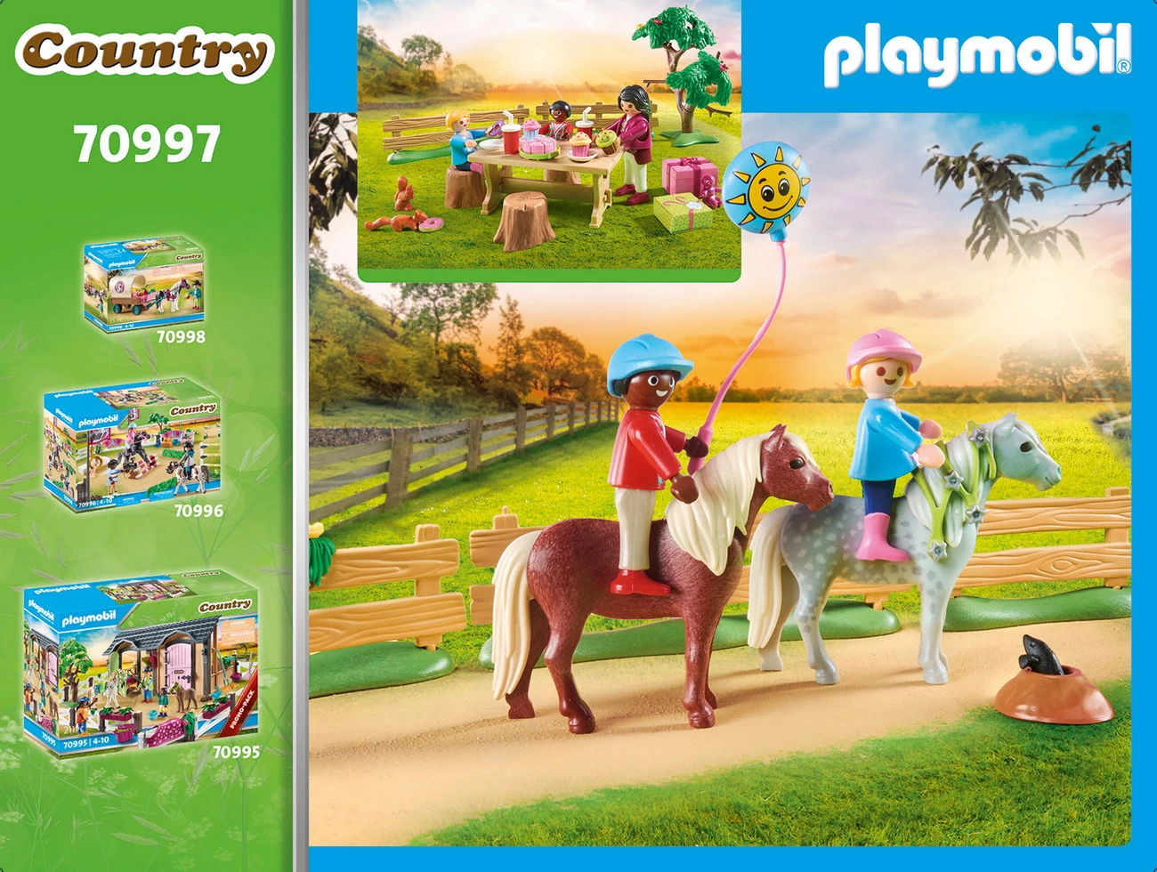 Playmobil 70997 - Kindergeburtstag auf dem Ponyhof (Country)