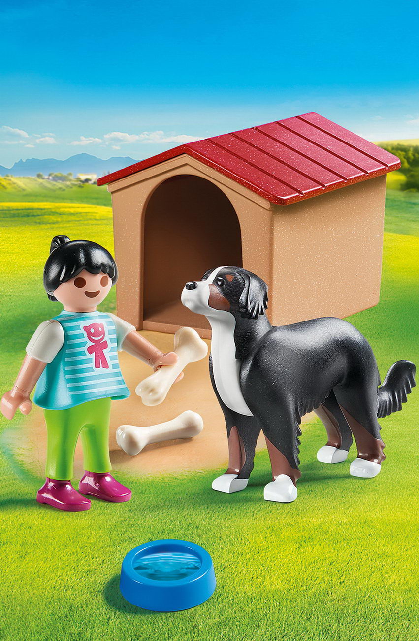 Playmobil 70136 - Hofhund mit Hütte (Country)