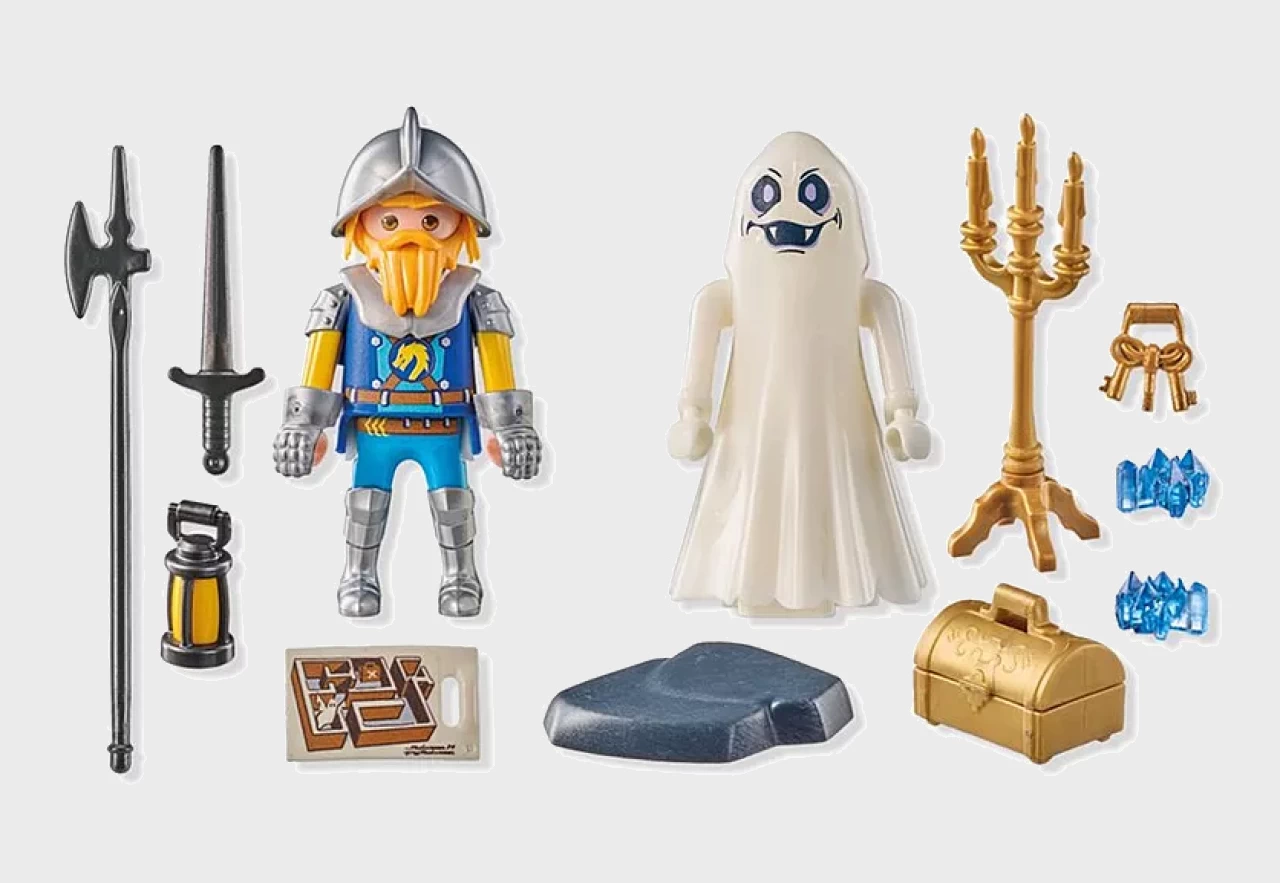Playmobil 71797 - Schlossgespenst und Ritter - Novelmore