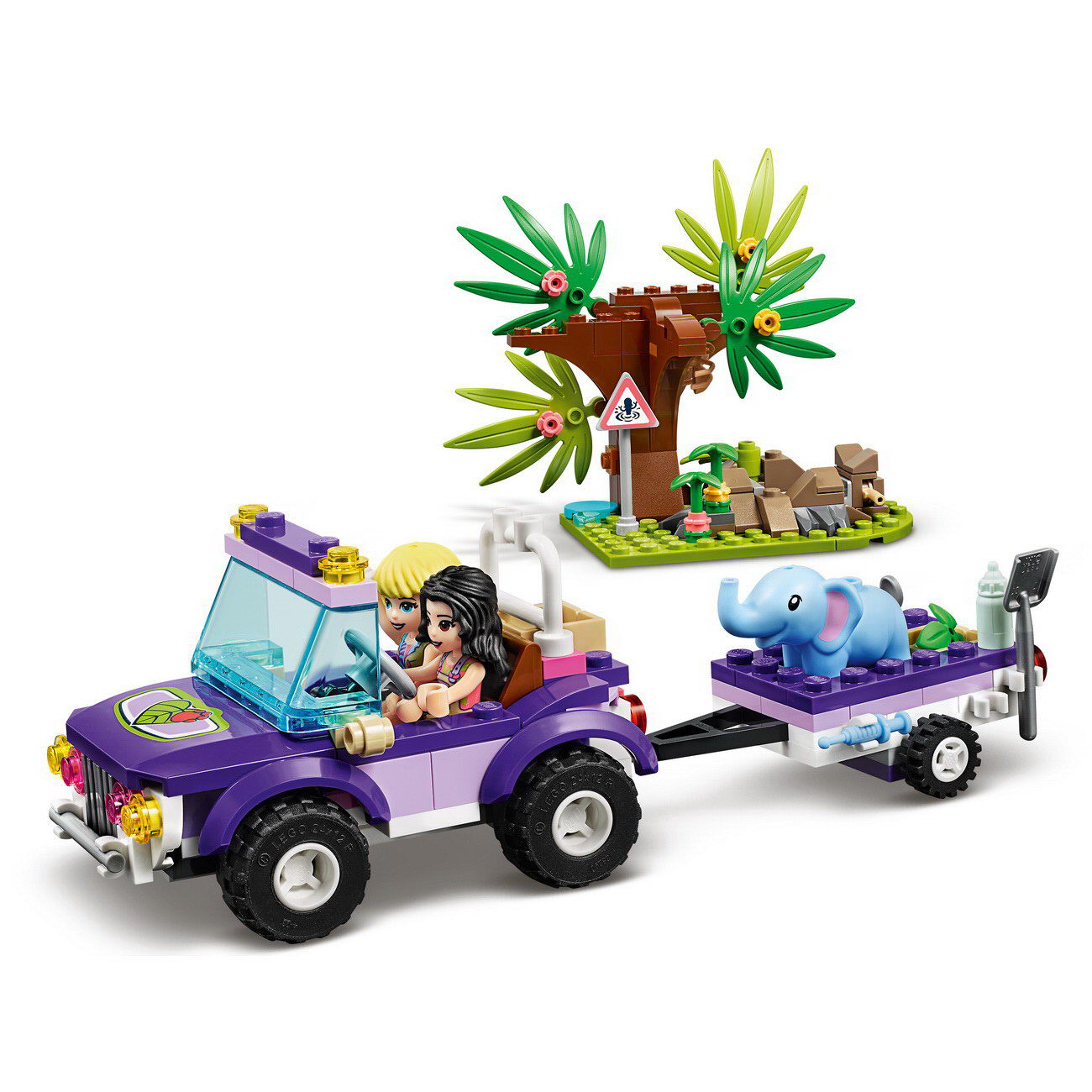 LEGO Friends 41421 - Rettung des Elefantenbabys mit Transporter