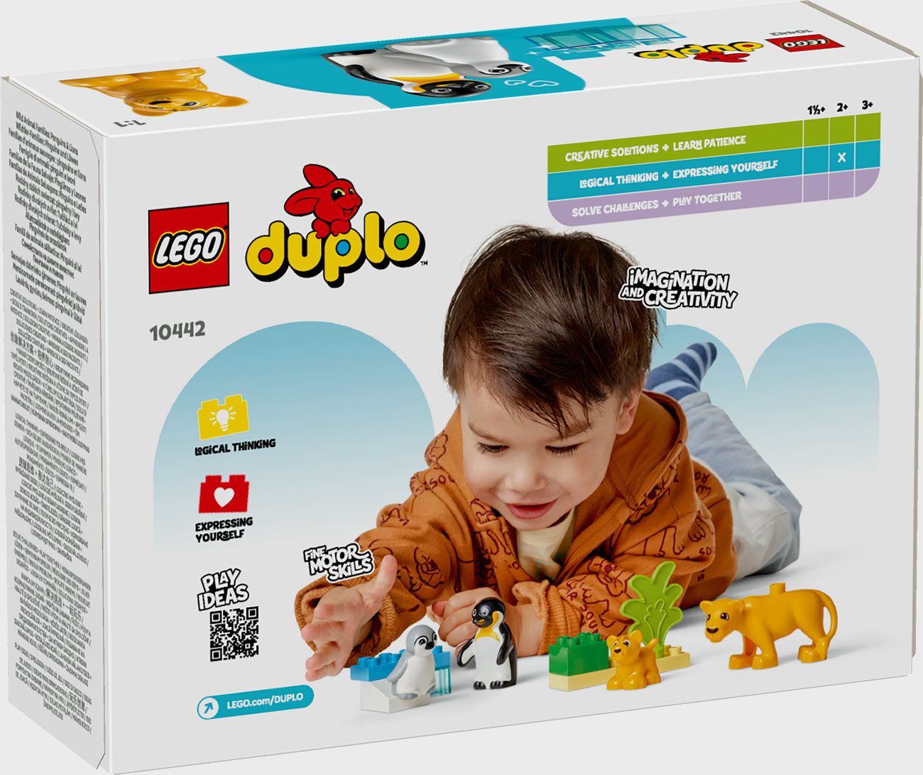 LEGO DUPLO 10442 - Wildtier-Familien Pinguine und Löwen
