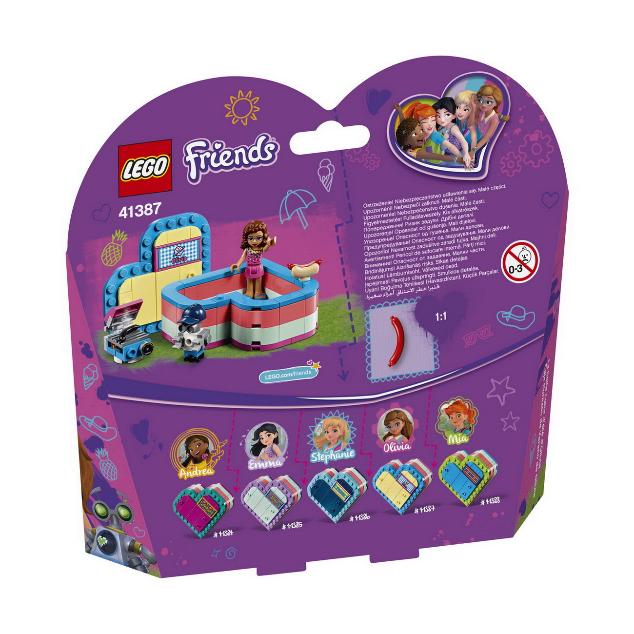 LEGO Friends (41387) Olivias sommerliche Herzbox