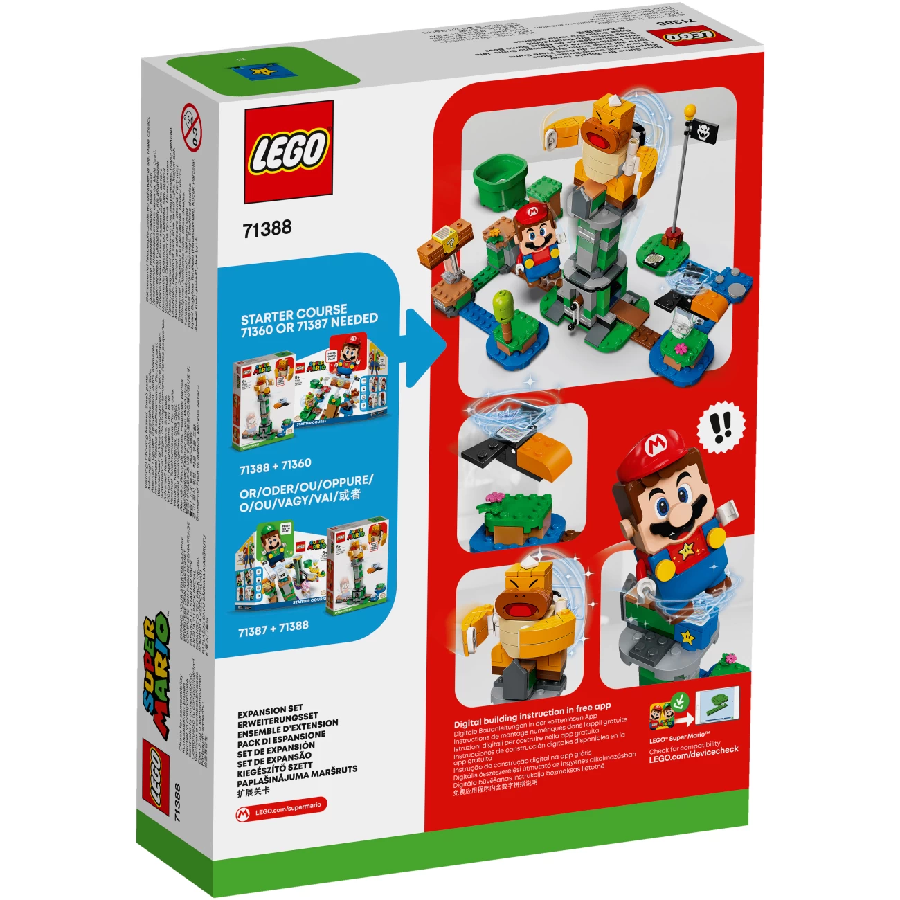 LEGO Super Mario - Kippturm mit Sumo-Bruder-Boss - Erweiterungsset (71388)