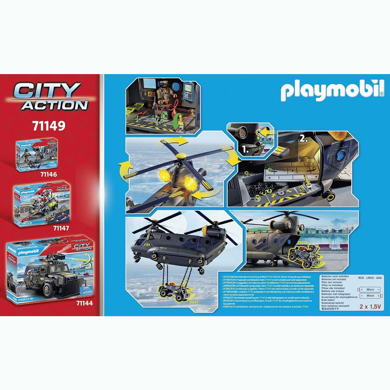 Playmobil 71149 - SWAT Rettungshelikopter (City Action)