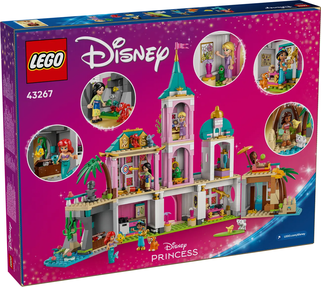 LEGO Disney Princess 43267 - Prinzessinnenschloss mit Haustieren