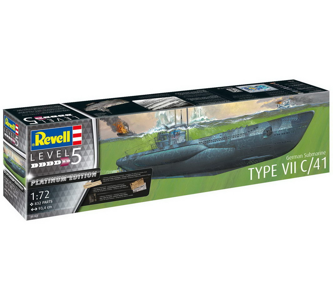Revell 05163 - U-Boot TYP VII C/41 - U995 Laboe - Modell