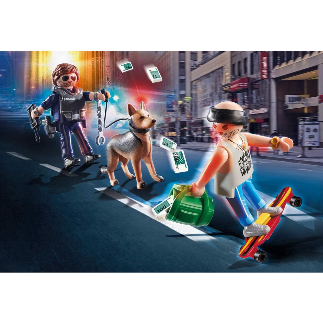 Playmobil 70461 - Polizei Kontrolle mit Hund (Police Action)