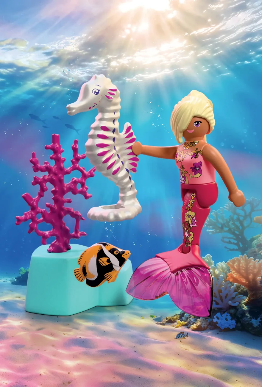 Bild zur Playmobil 72109 - Meerjungfrau mit Seepferdchen - Fantasy Magic