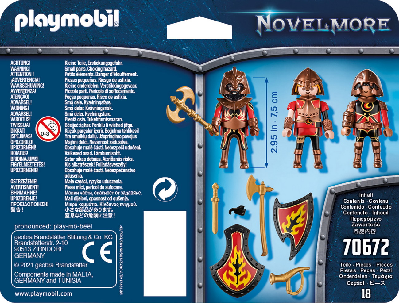 Playmobil 70672 - 3er Set Burnham Raiders - Novelmore