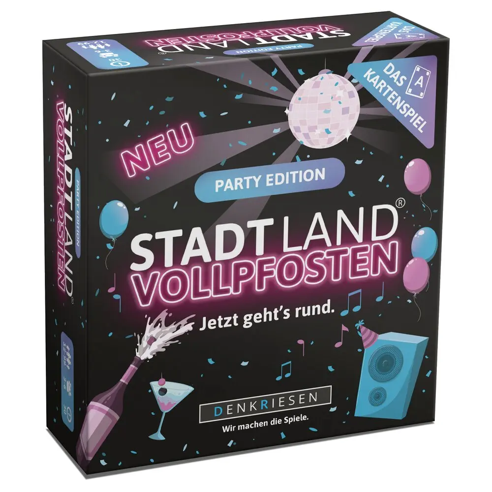 Party - Kartenspiel - STADT LAND VOLLPFOSTEN 