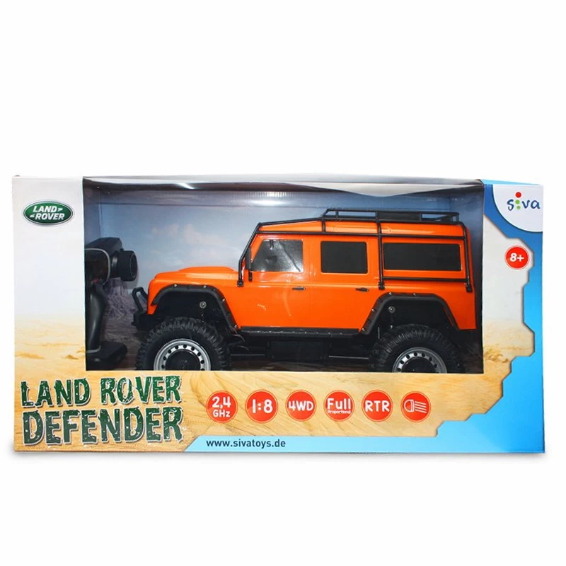 siva - Land Rover Defender 90 1:8 2.4 GHz RTR orange (50565)