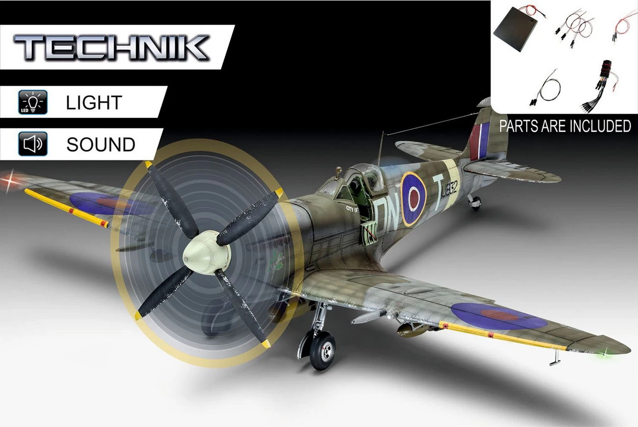 Revell 00457 - Supermarine Spitfire Mk.IXc - Technik