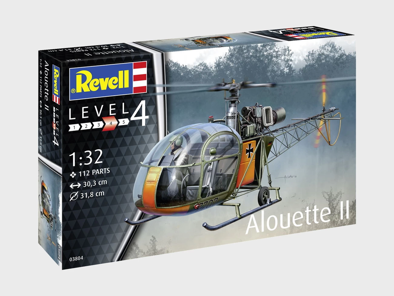 Revell 03804 - Alouette II - Hubschrauber Modell