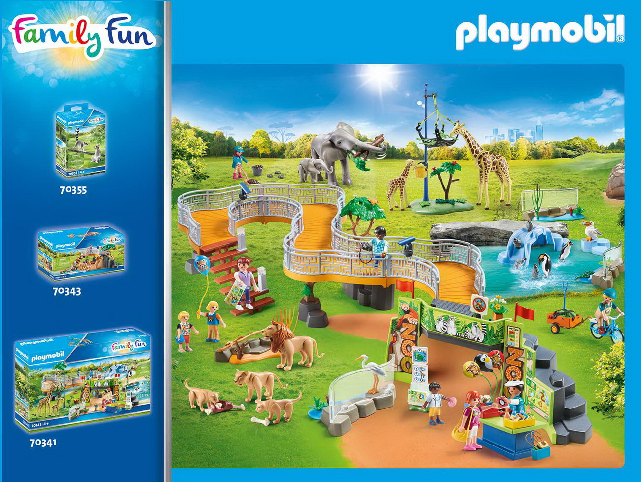Playmobil 70348 - Erweiterungsset Erlebnis-Zoo - Family Fun