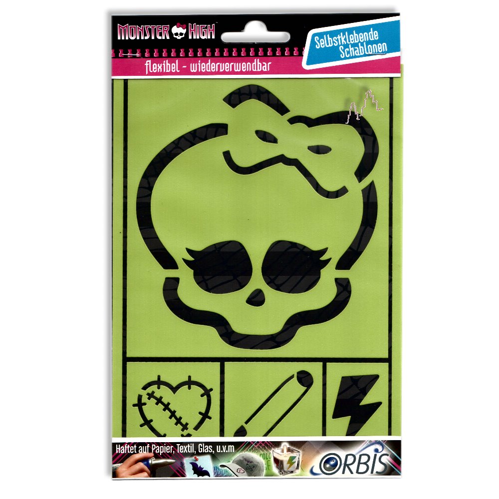 Orbis Schablone Monster High Skulette 30487