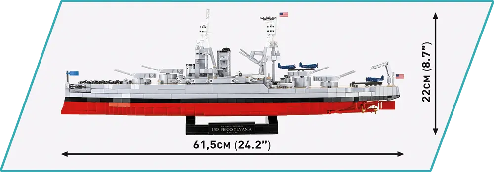 COBI - Schlachtschiff Pennsylvania Klasse (4842)
