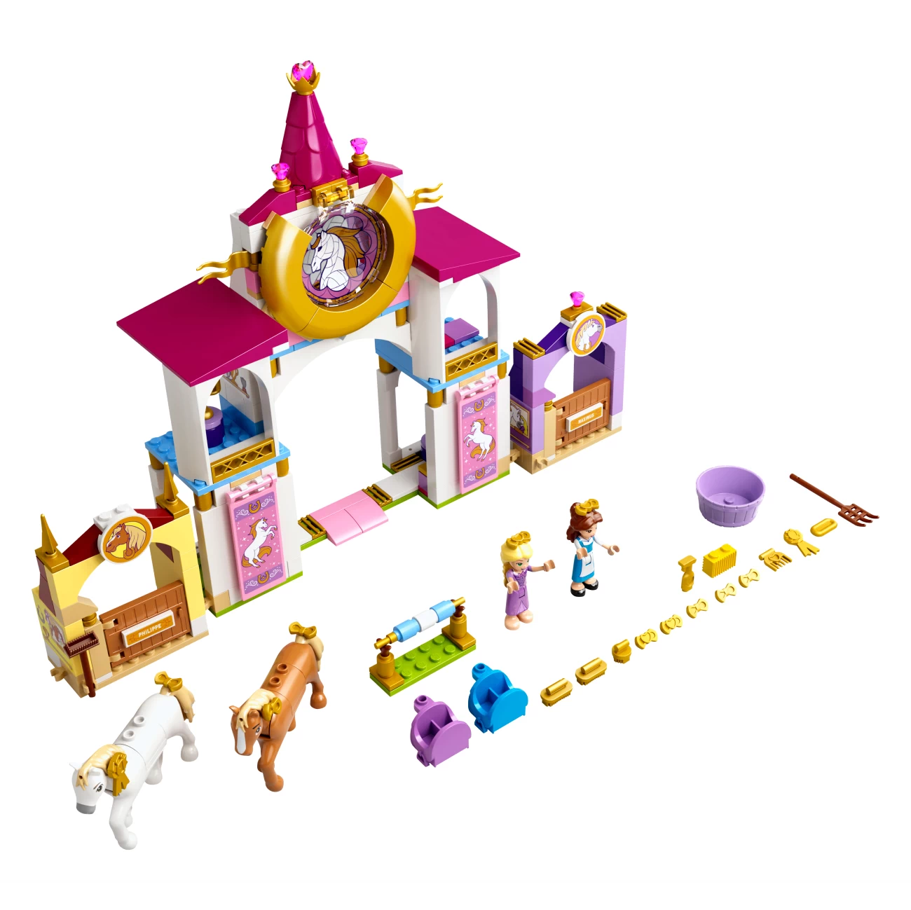 LEGO Disney Princess 43195 - Belles und Rapunzels königliche Ställe