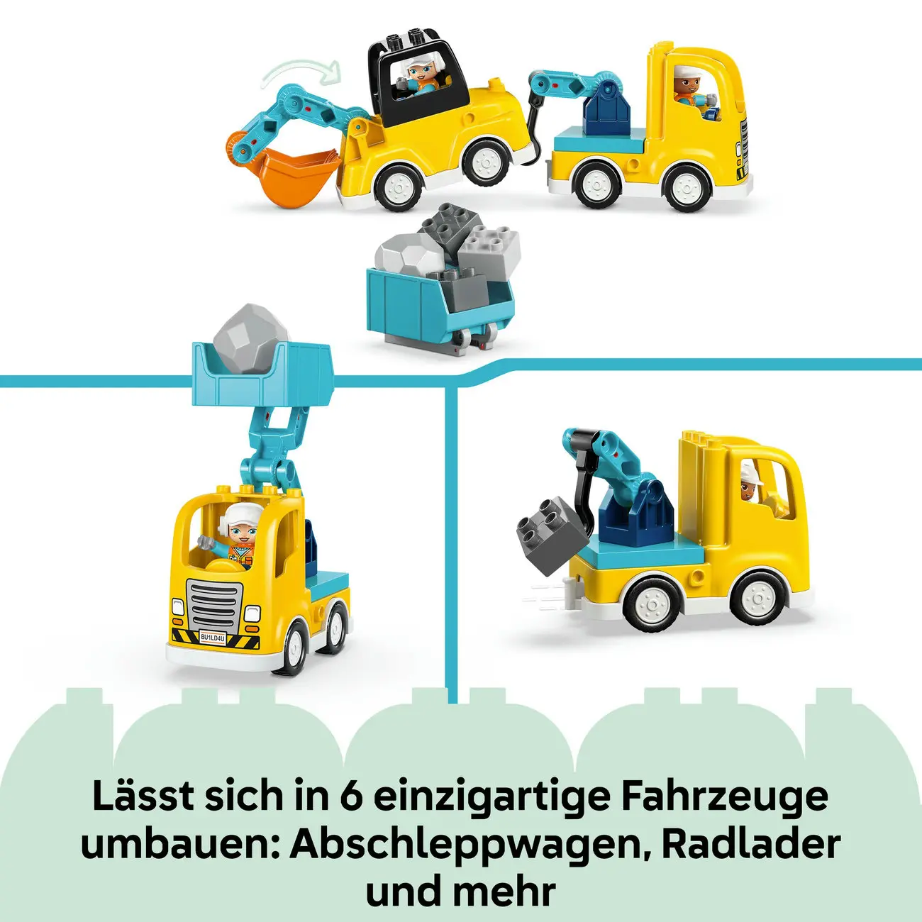 LEGO DUPLO - Baufahrzeuge 3-in-1-Set (10475)