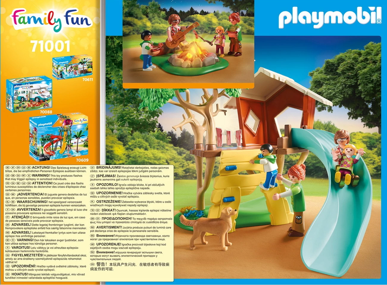 Playmobil 71001 - Abenteuer Baumhaus mit Rutsche - Family Fun