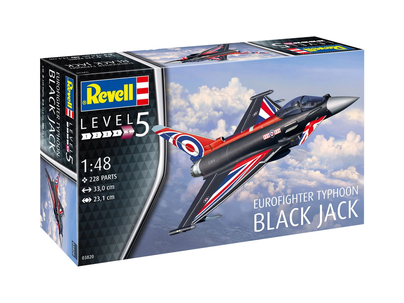 Revell 03820 - Eurofighter Typhoon Black Jack - Flugzeug Modell