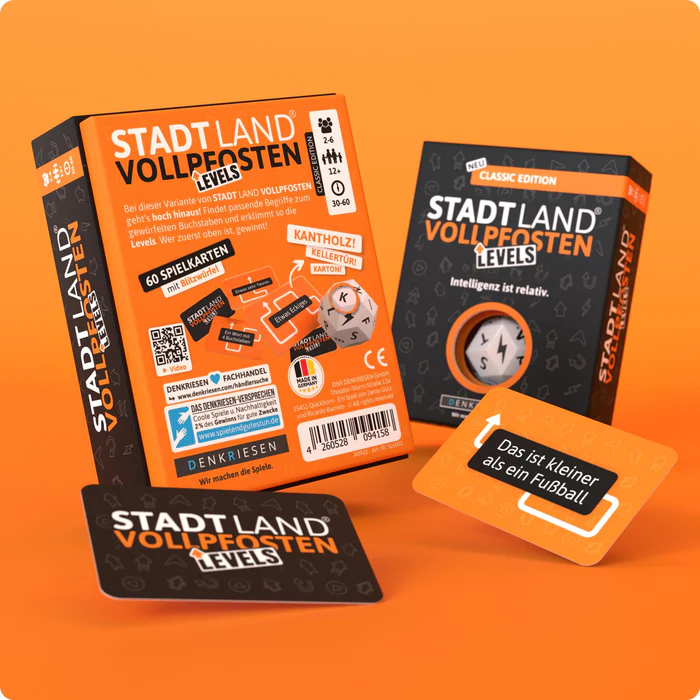 Classic Edition LEVELS -  STADT LAND VOLLPFOSTEN - Intelligenz ist relativ (DENKRIESEN)