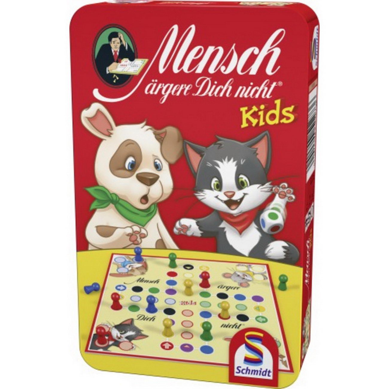 Mensch ärgere dich nicht Kids Reisespiel Metalldose (Schmidt 51273)