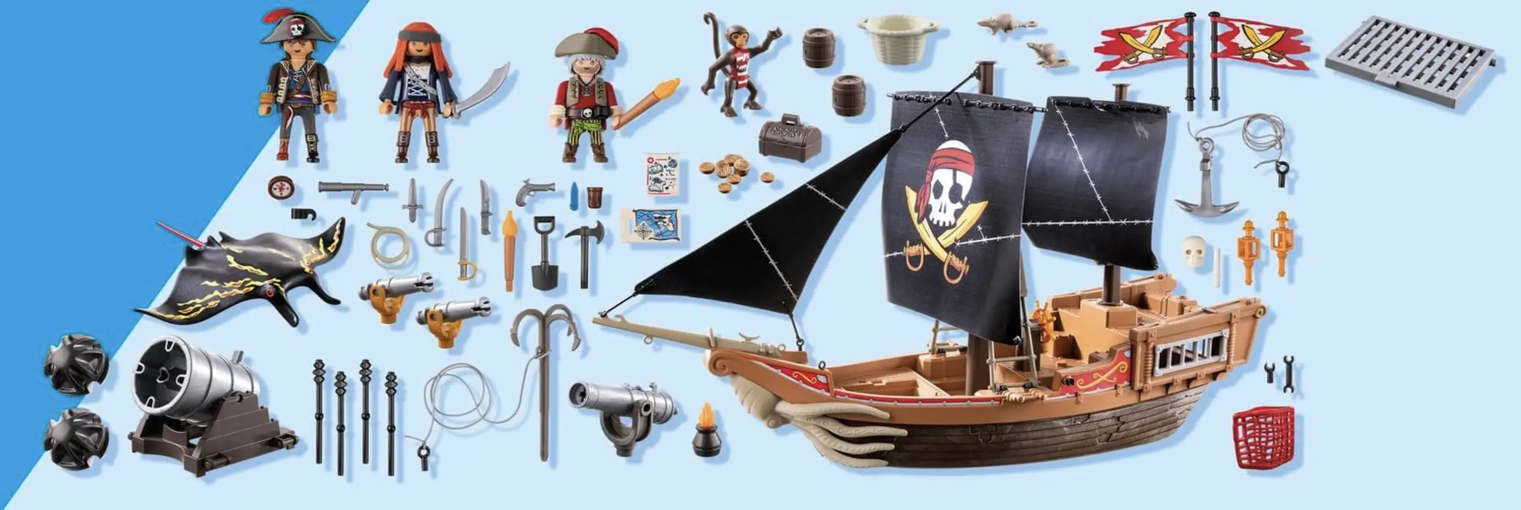 Playmobil 71530 - Großes Piratenschiff (Pirates)
