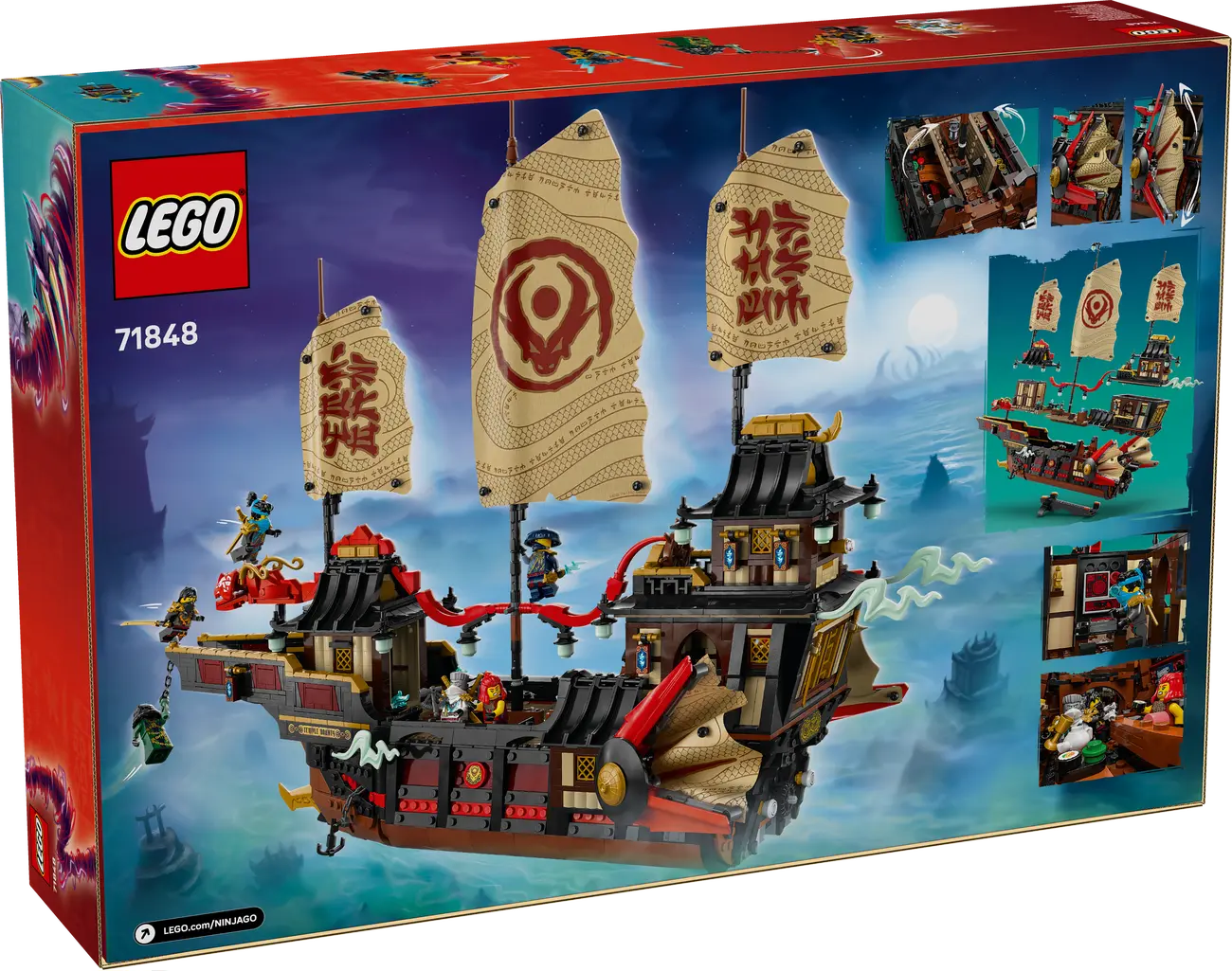 LEGO Ninjago 71848 - Der Tempel-Flugsegler