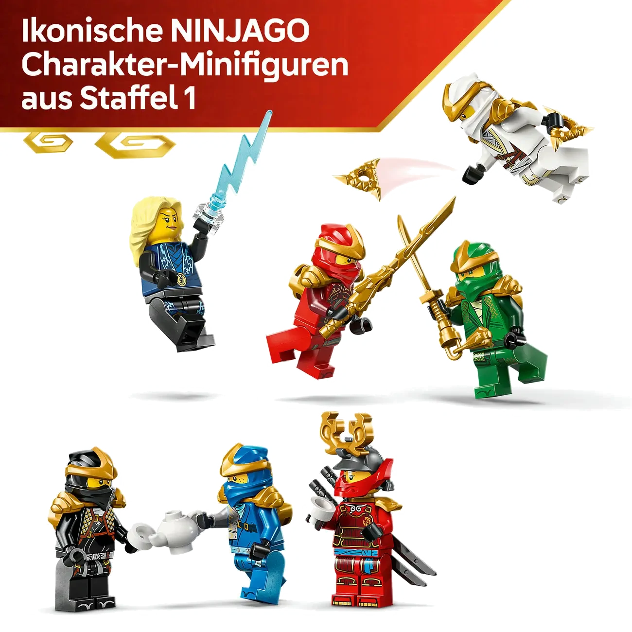 LEGO Ninjago - Ninja-Charaktere zum Ausstellen - 15 Jahre (71866)
