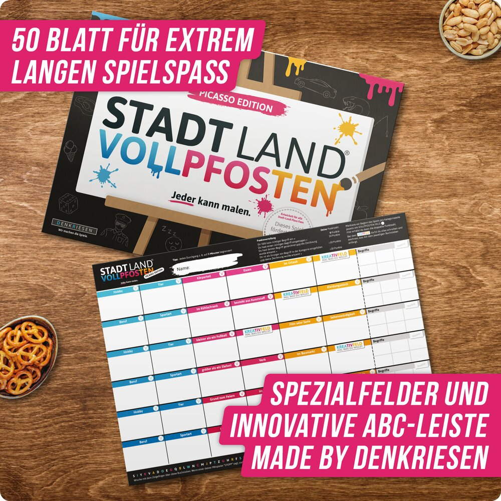 Picasso Edition - STADT LAND VOLLPFOSTEN A3 (DENKRIESEN)