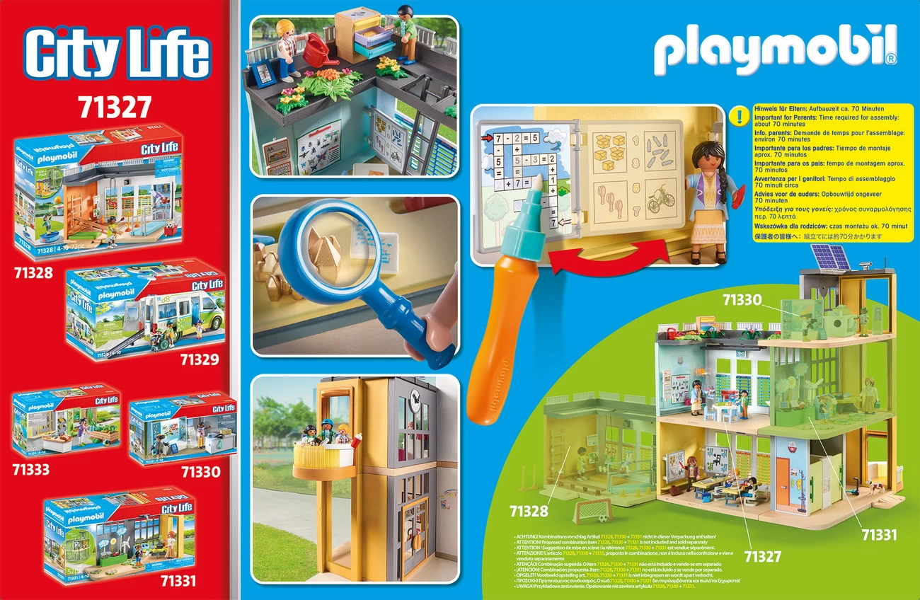 Playmobil 71327 - Große Schule - City Life